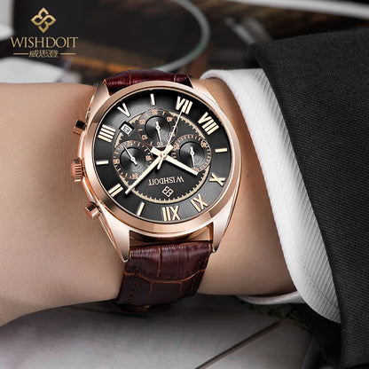 Reloj para hombre Men's Watch Quartz Casual Fashion Watches Simple Leather Clock Reloj Masculino
