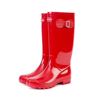 Rain Boots Rubber Shoes Water Shoes Female Cute Rain Boots High Boots Water Boots Slip Rain Boots
