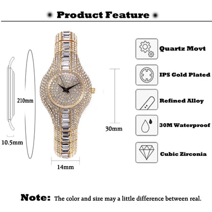 Womens Watch reloj para mujer measurements