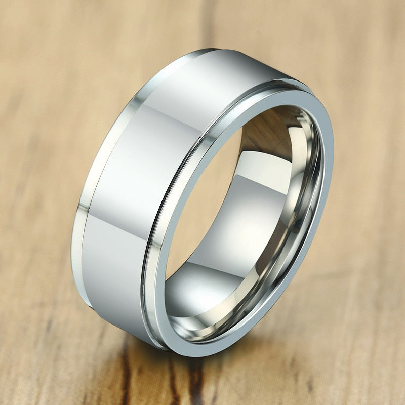 Anillo para Hombre o Mujer 6/8mm Spinner Ring for Men