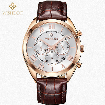 Reloj para hombre Men's Watch Quartz Casual Fashion Watches Simple Leather Clock Reloj Masculino