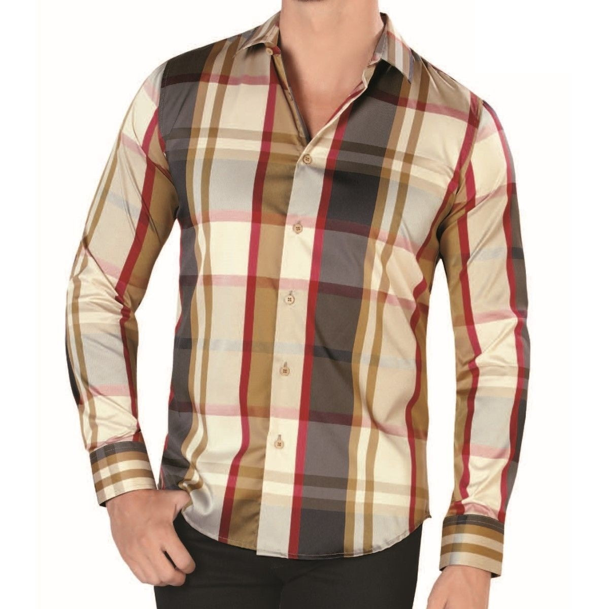 Camisa para Hombre TM-MD-0404-1- Western Fashion Shirt