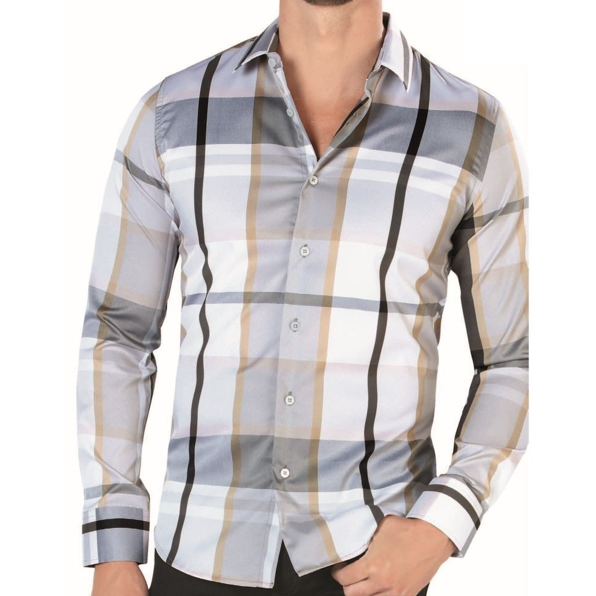 Camisa para Hombre TM-MD-0404-3- Western Fashion Shirt