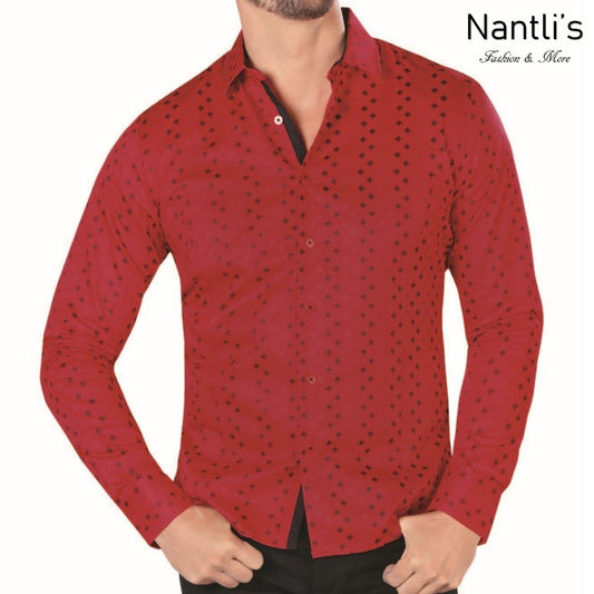 Camisa Vaquera Moderna para Hombre TM-MD-0741 Red - Western Fashion Shirt