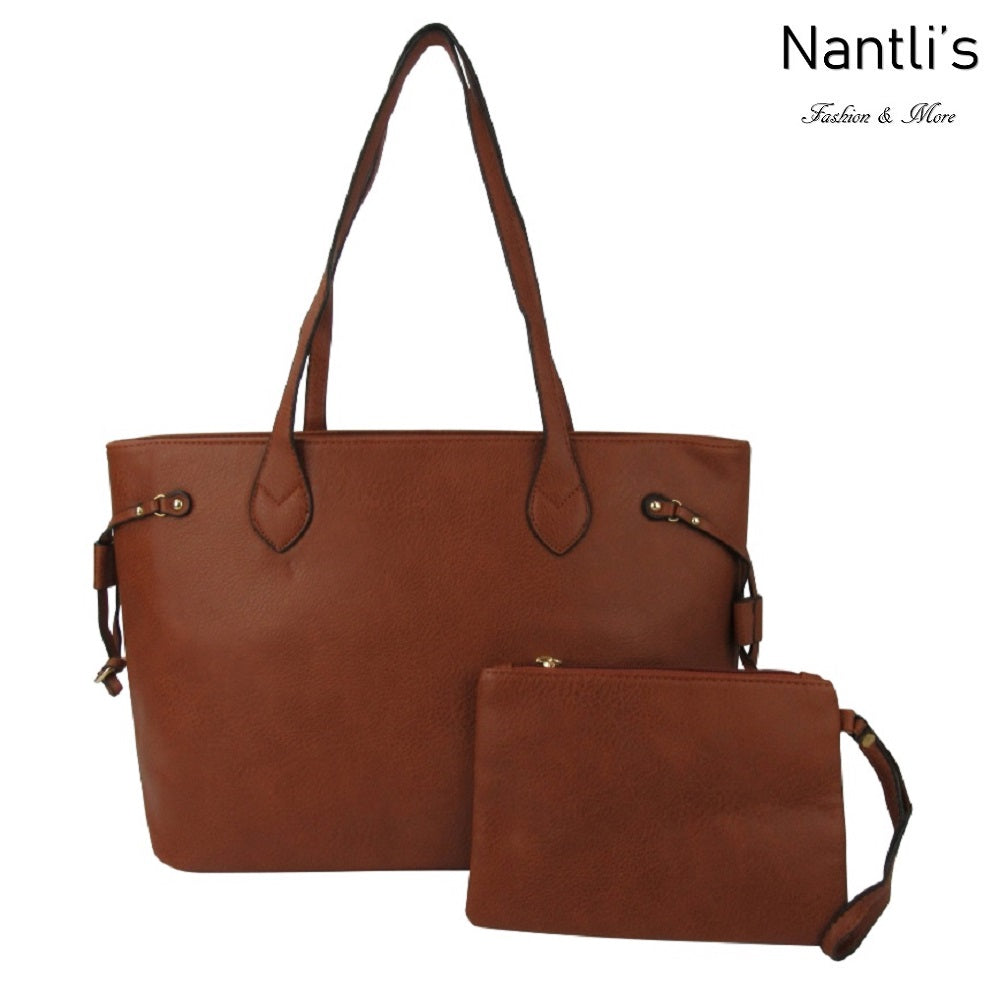 NY-7352-brown Handbag purse for women with wallet 2 pcs Nantlis