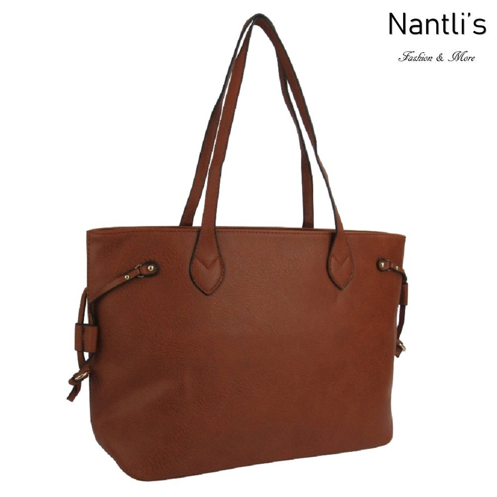 NY-7352-brown Handbag purse for women with wallet 2 pcs back Nantlis