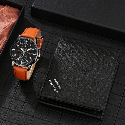 3 Pcs/Set Watches Gift for Husband Men Gift Set Reloj para Hombre con cartera
