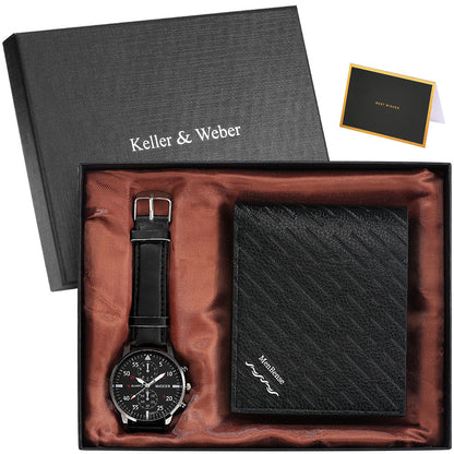 3 Pcs/Set Watches Gift for Husband Men Gift Set Reloj para Hombre
