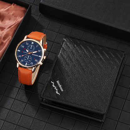 3 Pcs/Set Watches Gift for Husband Men Gift Set Reloj  y billetera para Hombre
