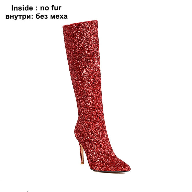 Private Collection Red Sequin Heels Ruby Slippers 9.5B | Sequin heels, Heels,  Sequin pumps