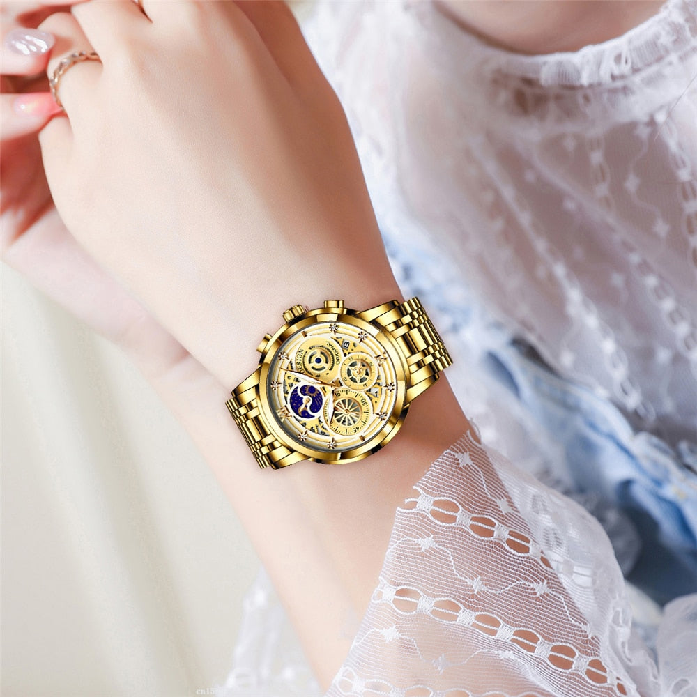 Watch Women Watches Ladies Creative Steel Women Bracelet Watches Female Waterproof Clock Reloj Femenino
