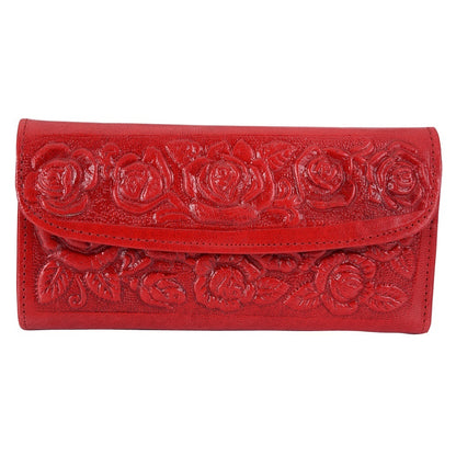 Cartera de Piel - TM-41212 Red Leather Wallet