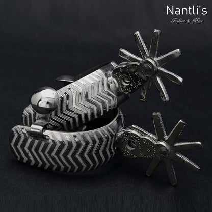 Espuelas Mexicanas TM-53414 Stainless Steel Spurs