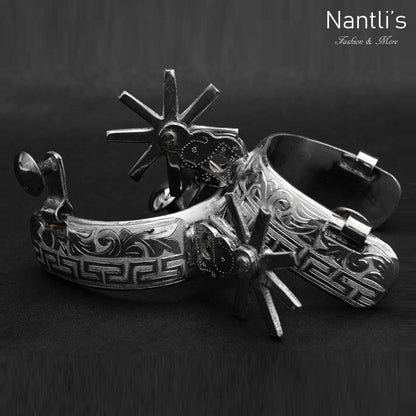Espuelas Mexicanas TM-53416 Stainless Steel Spurs