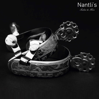 Espuelas Mexicanas TM-53513 Stainless Steel Spurs