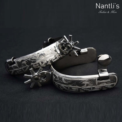 Espuelas Mexicanas TM-53518 Stainless Steel Spurs