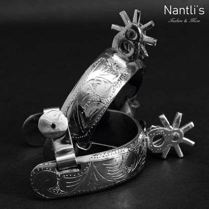 Espuelas Mexicanas TM-53524 Stainless Steel Spurs