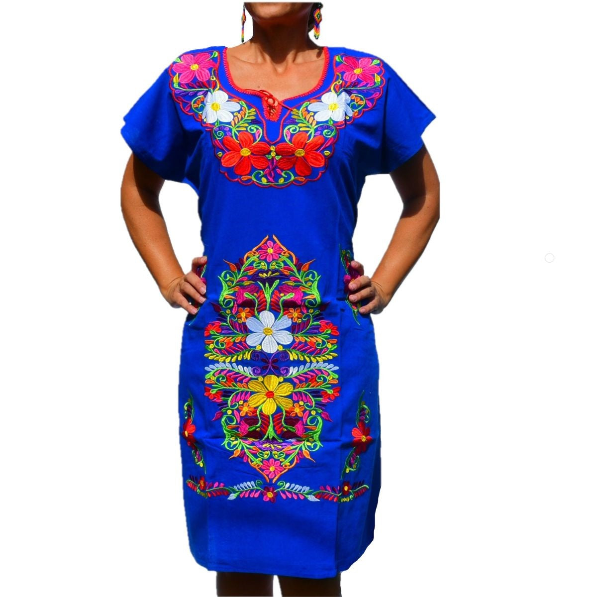 Vestido Bordado TM-77121-R Embroidered Dress