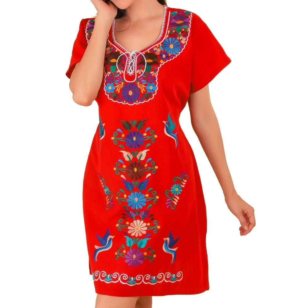 Vestido Bordado TM-77124 Embroidered Dress