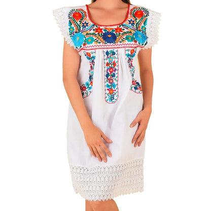 Vestido Bordado TM-77136 Embroidered Dress