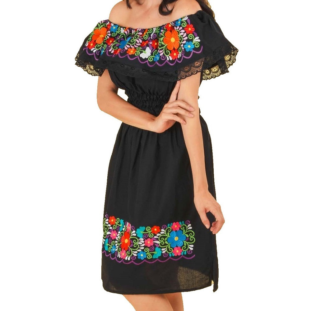 Vestido Bordado TM-77302 Embroidered Dress