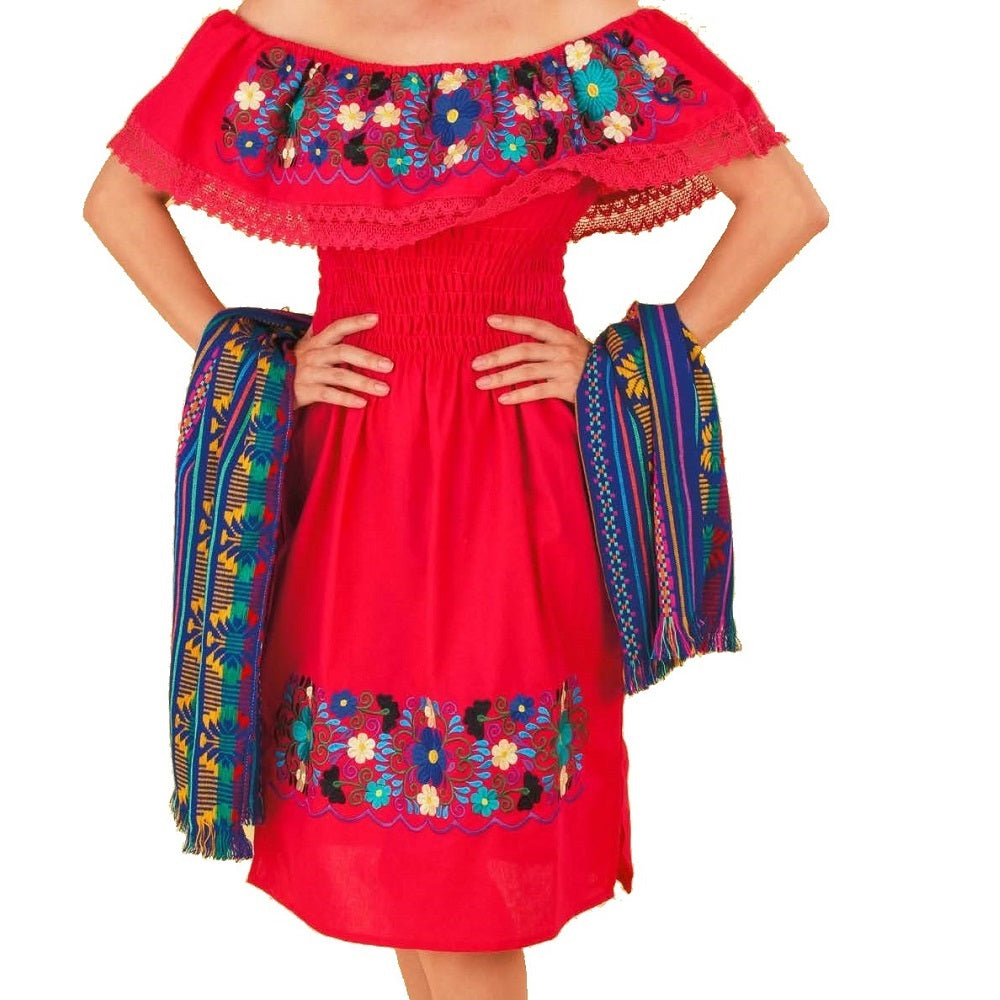 Vestido Bordado TM-77303 Embroidered Dress