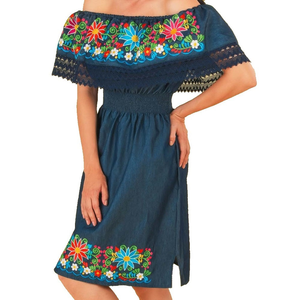 Vestido Bordado TM-77304 Embroidered Dress