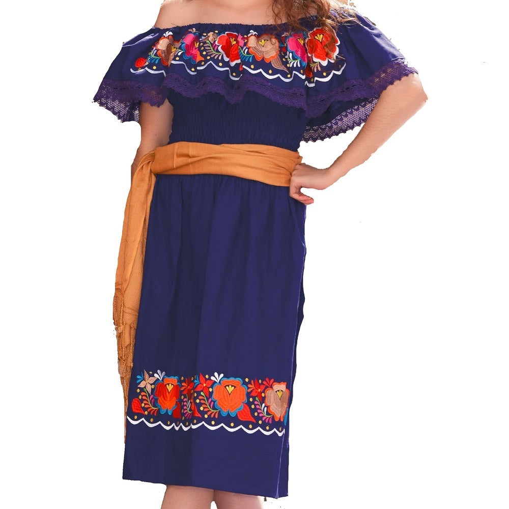 Vestido Bordado TM-77305 Embroidered Dress