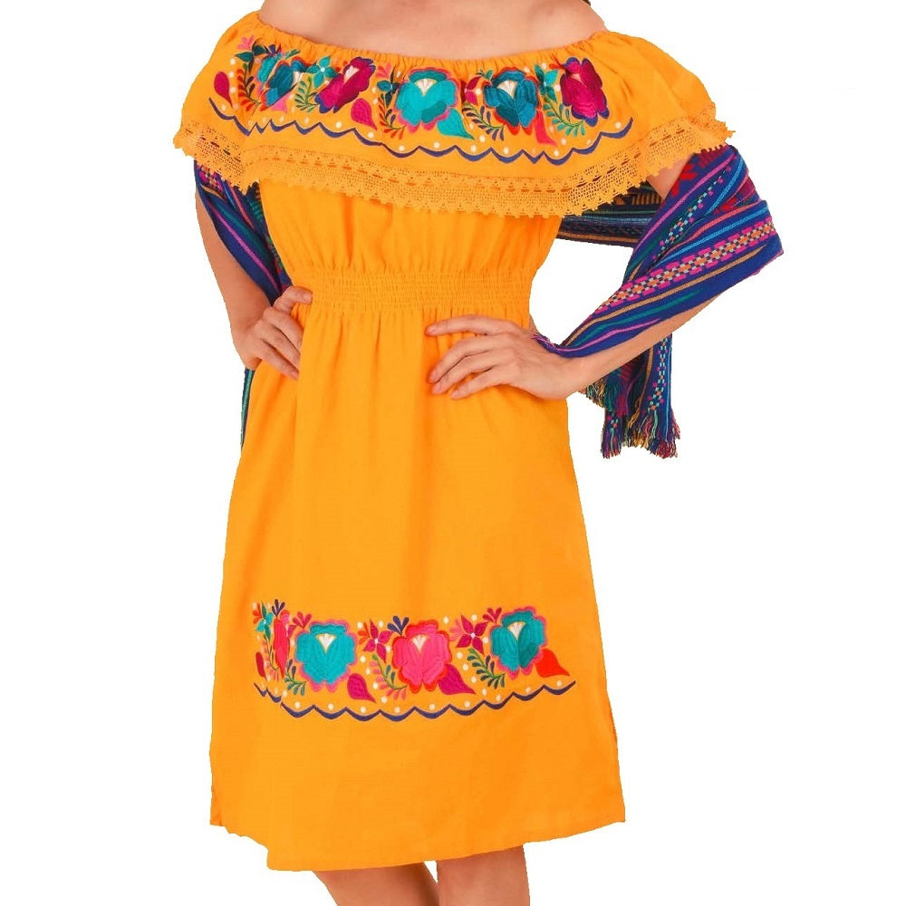 Vestido Bordado TM-77307 Embroidered Dress