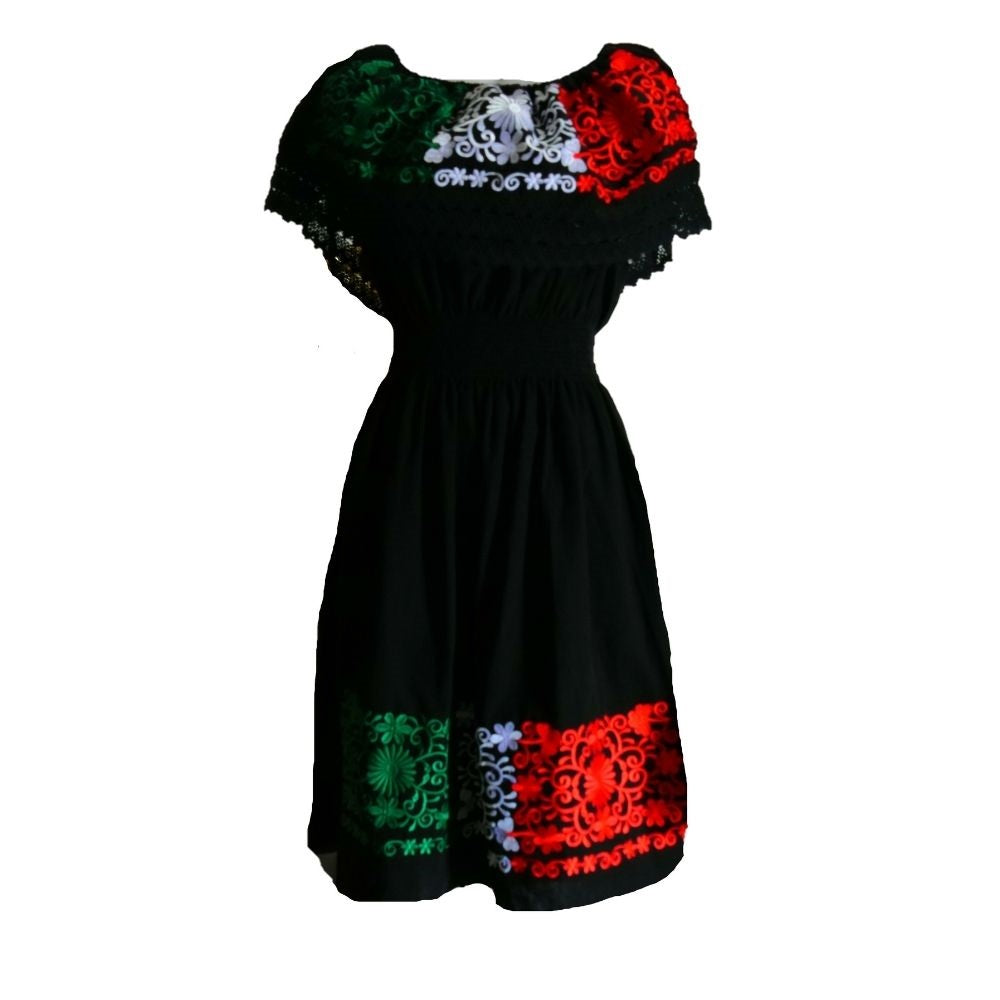 Vestido Bordado TM-77309-1 Embroidered Dress
