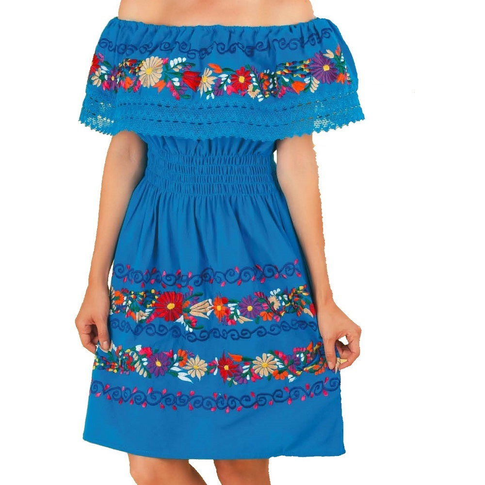 Vestido Bordado TM-77310 Embroidered Dress