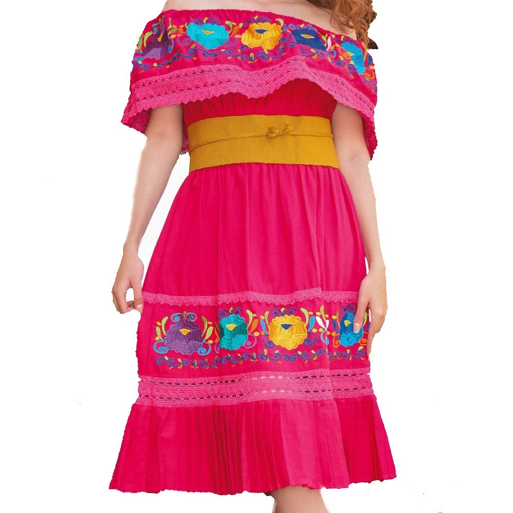Vestido Bordado TM-77350 Embroidered Dress