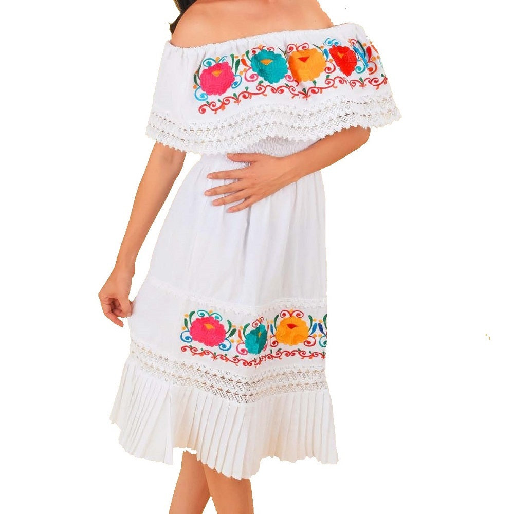 Vestido Bordado TM-77353 Embroidered Dress