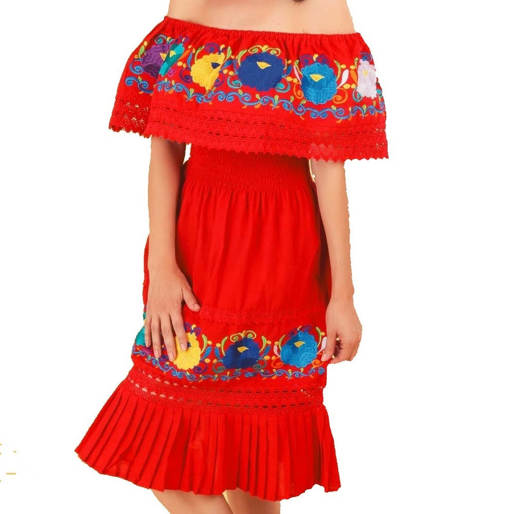 Vestido Bordado TM-77355 Embroidered Dress