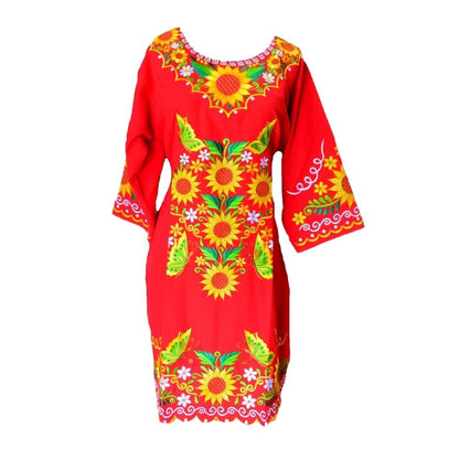 Vestido Bordado TM-77373-2 Embroidered Dress