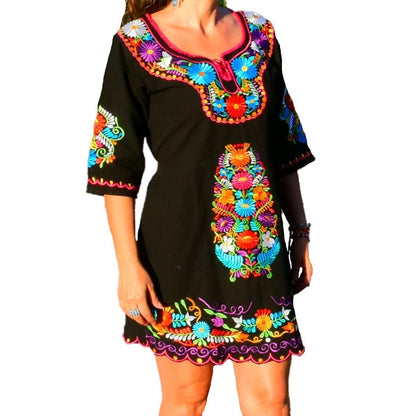 Vestido Bordado TM-77373 Embroidered Dress