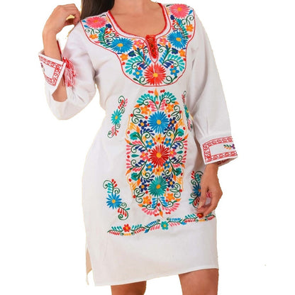 Vestido Bordado TM-77389 Embroidered Dress