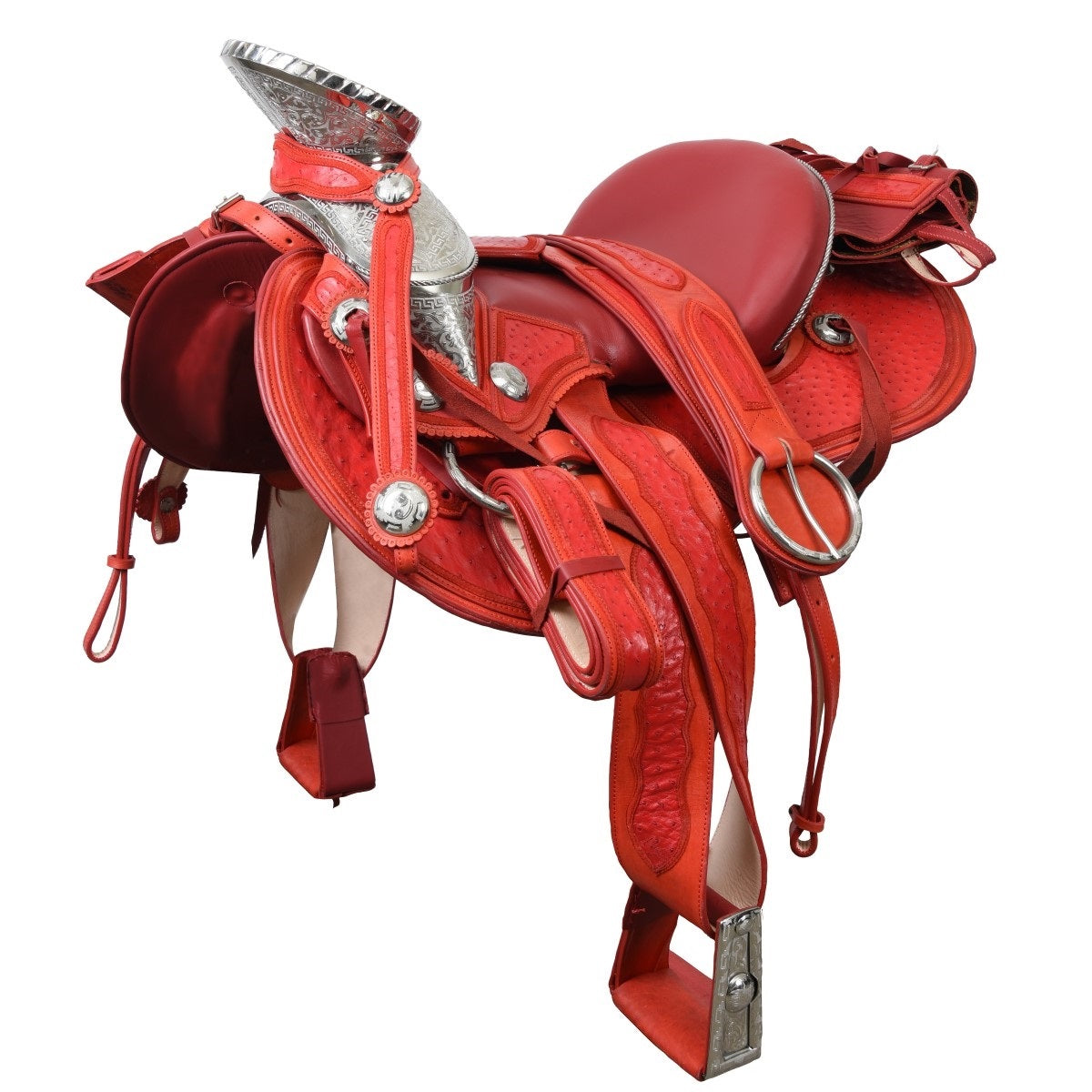 Silla para Caballo TM-WD1046-1017 Red - Horse Saddle