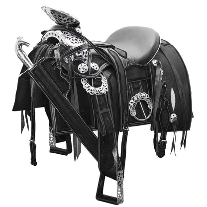 Silla de Montar para Caballo TM-WD1055-1024 Black - Horse Saddle