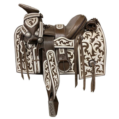Silla de Montar para Caballo TM-WD1059-1059B Brown - Horse Saddle
