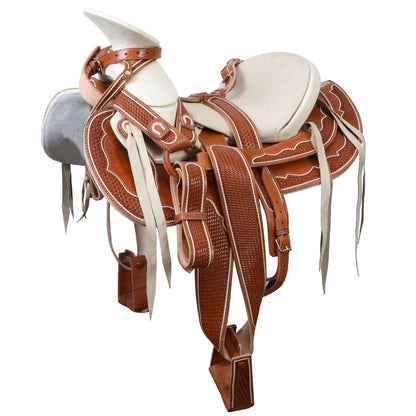 Silla de Montar para Caballo TM-WD1065-1032 Light Brown - Horse Saddle