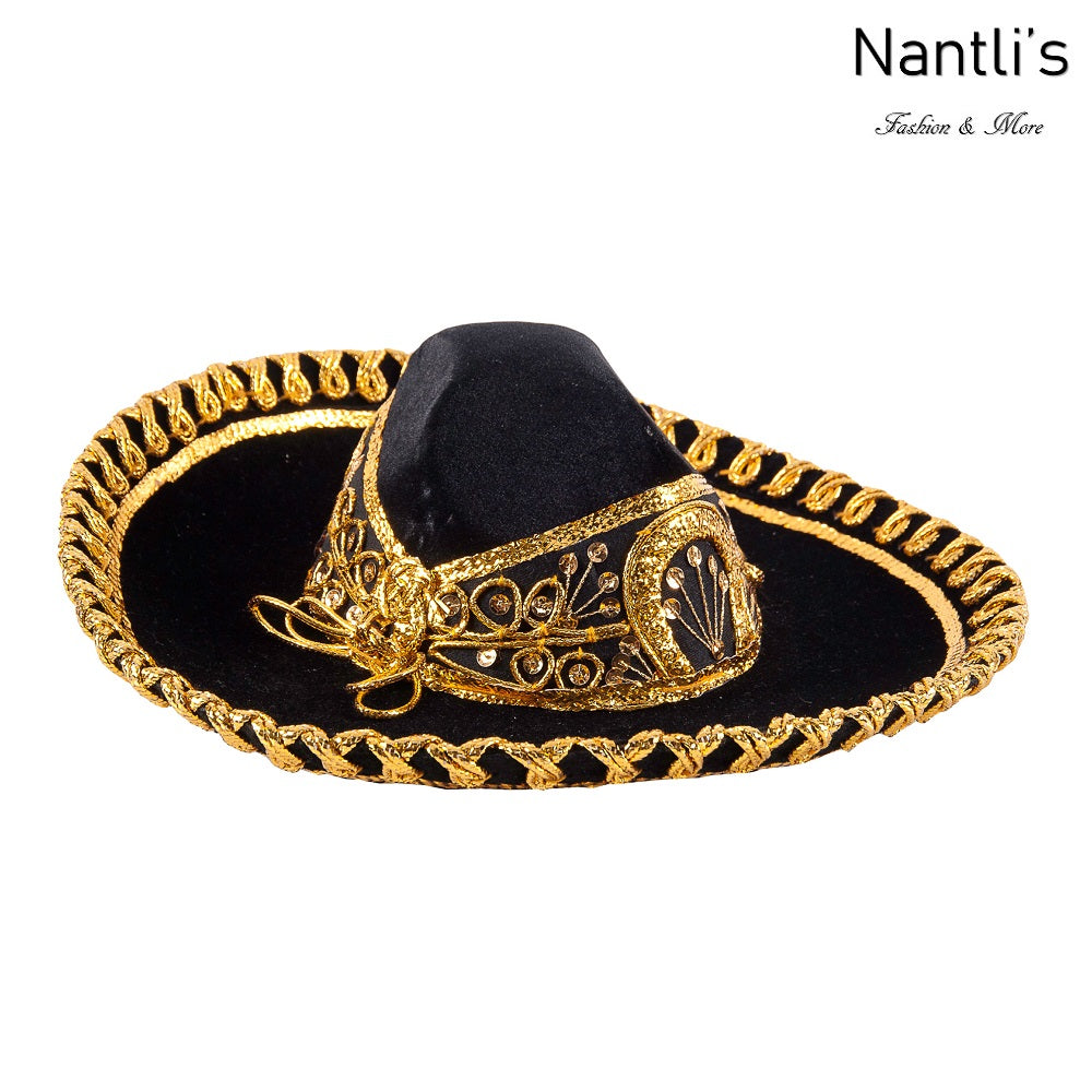 Sombrero Charro de Nino Negro y Oro