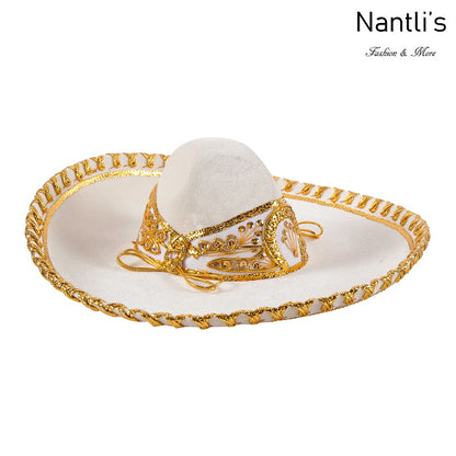 Charro Hat for kids beige-gold