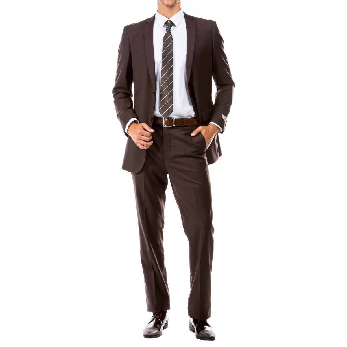 Traje Formal para Hombre TA-M085S-06 Brown - Formal Suit for Men
