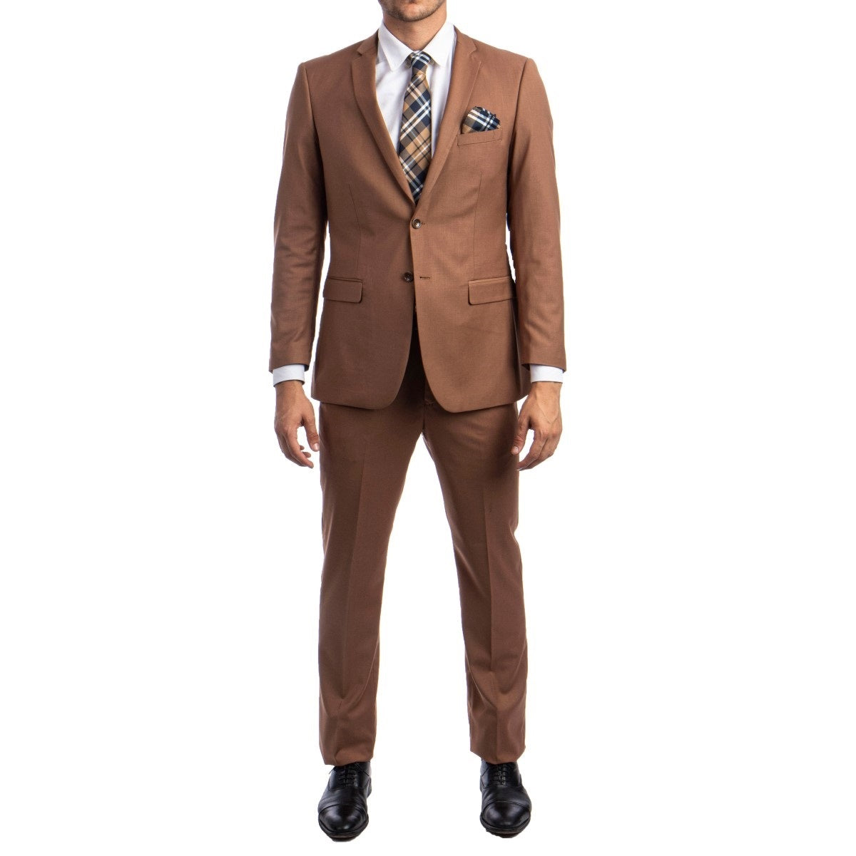Traje Formal para Hombre TA-M085S-17 Light Brown - Formal Suit for Men