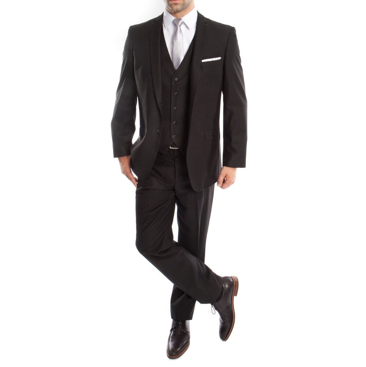 Traje Formal para Hombre TA-M154S-01 Black - Formal Suit for Men
