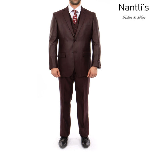 Traje Formal para Hombre TA-M158-12 Burgundy - Formal Suit for Men