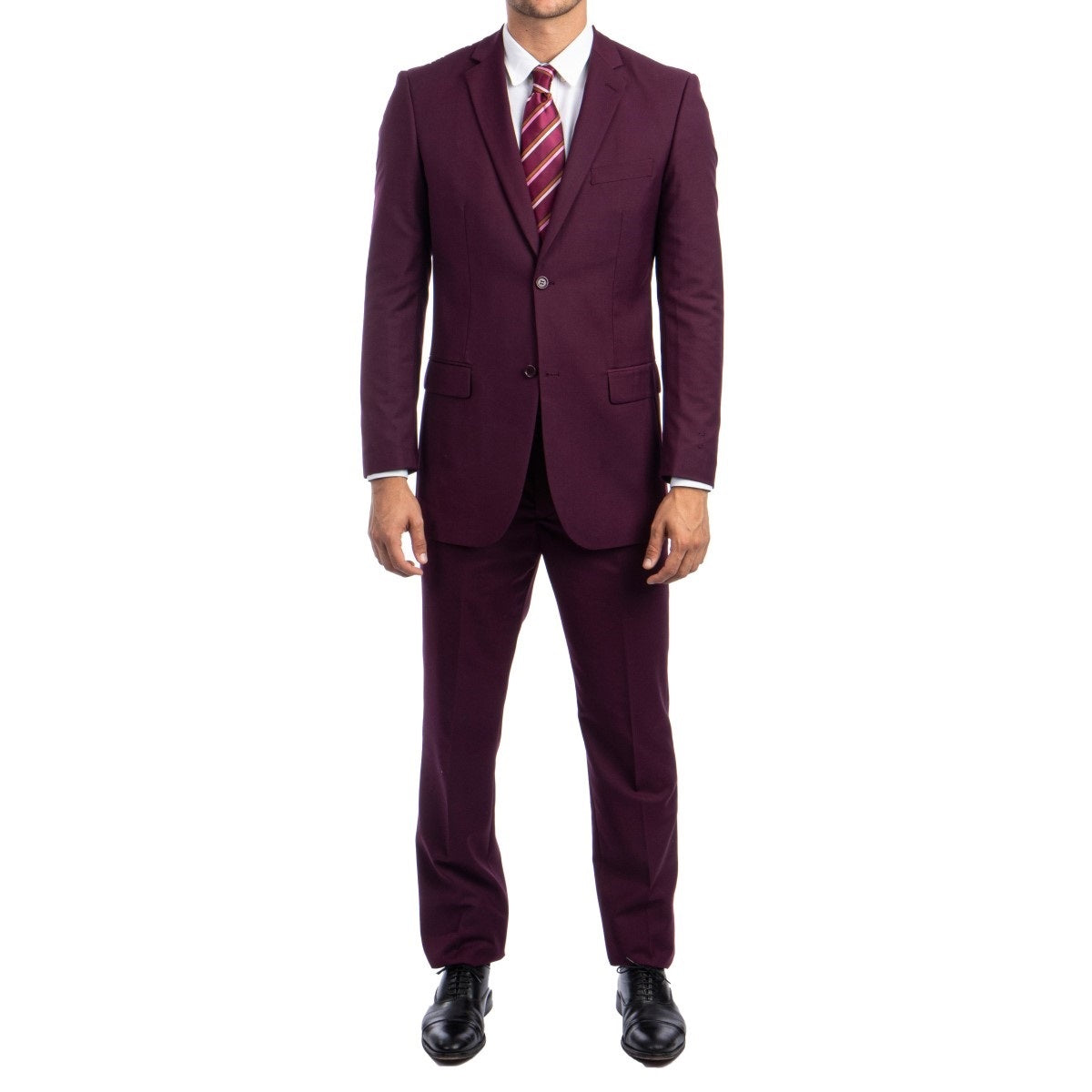Traje Formal para Hombre TA-M202-15 Burgundy - Formal Suit for Men