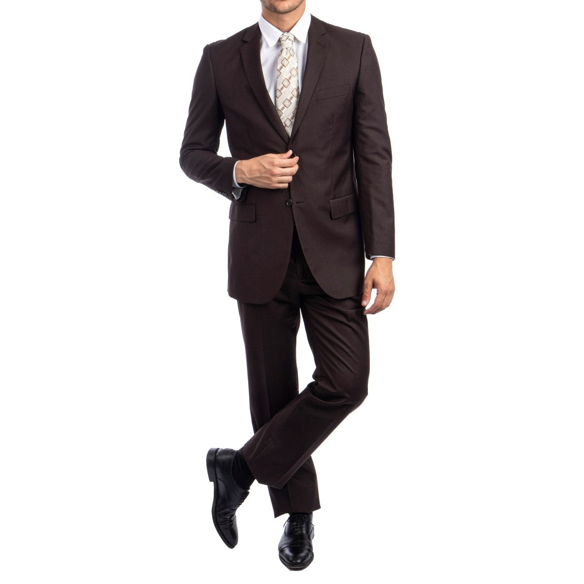 Traje Formal para Hombre TA-M202-23 Brown - Formal Suit for Men