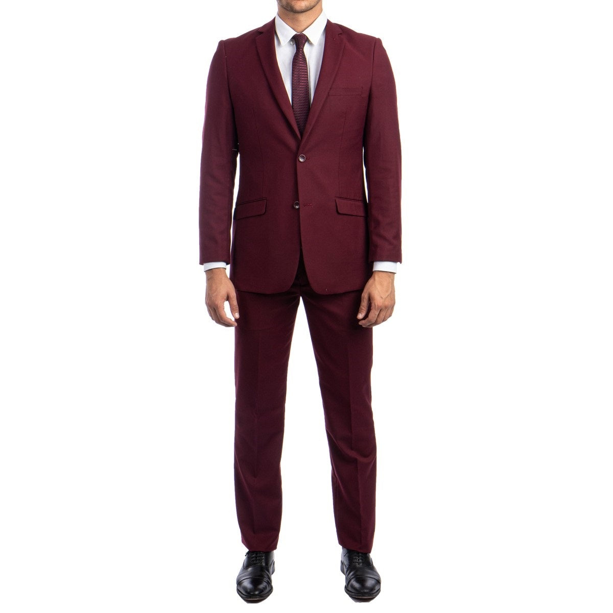 Traje Formal para Hombre TA-M276S-04 Burgundy - Formal Suit for Men